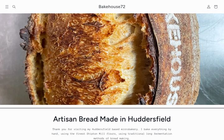 Ekrānuzņēmums no bakehouse72.co.uk