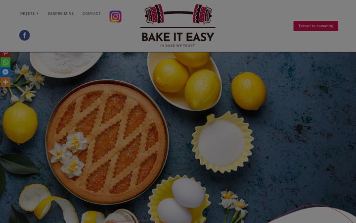 Screenshot of bakeiteasy.ro