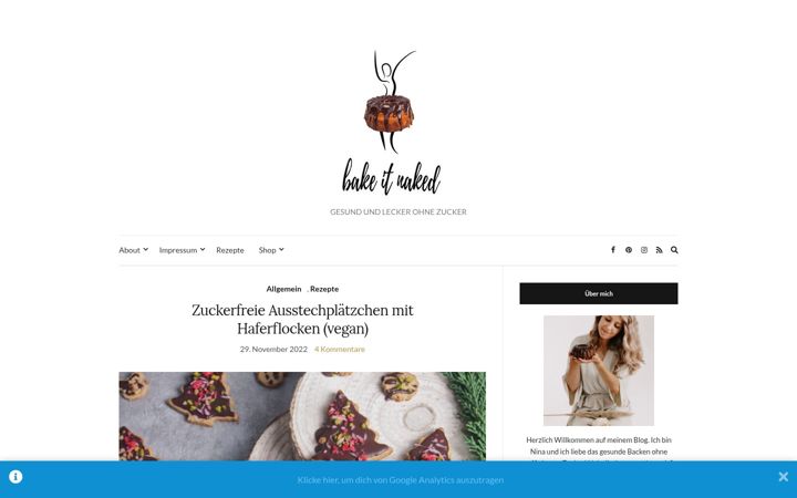 Screenshot stránky bakeitnaked.de