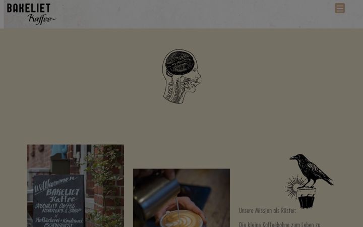 Screenshot of bakelietkaffee.de