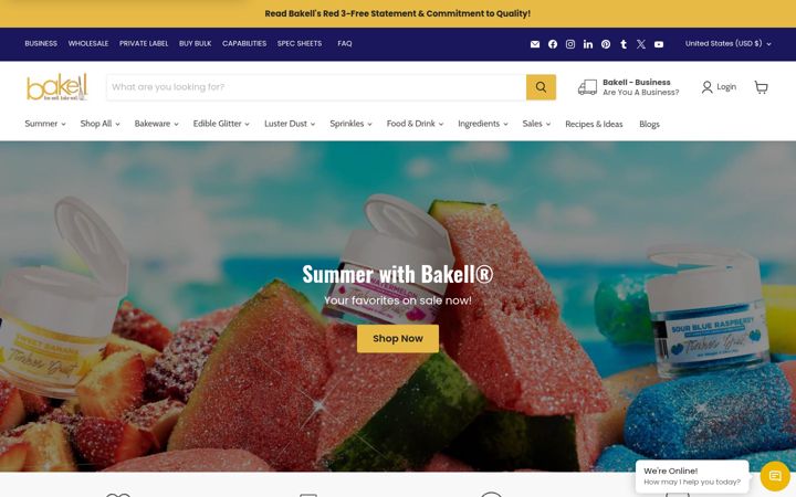 Zrzut ekranu bakell.com