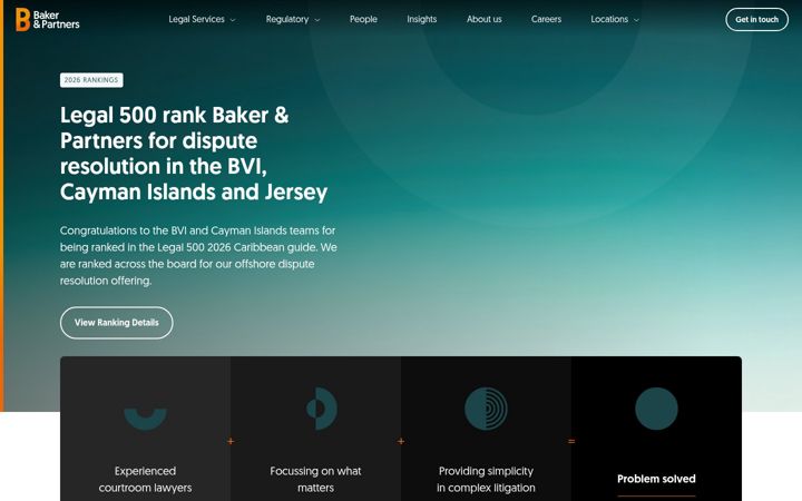 Ekrānuzņēmums no bakerandpartners.com