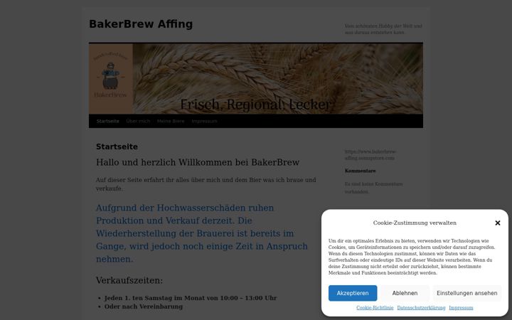 Screenshot of bakerbrew-affing.de