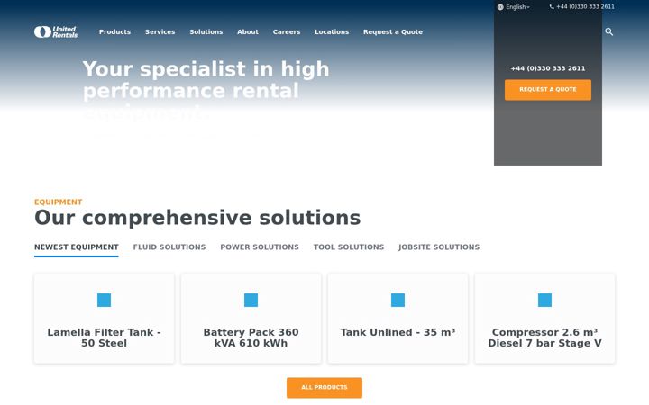 Screenshot of bakercorp.com