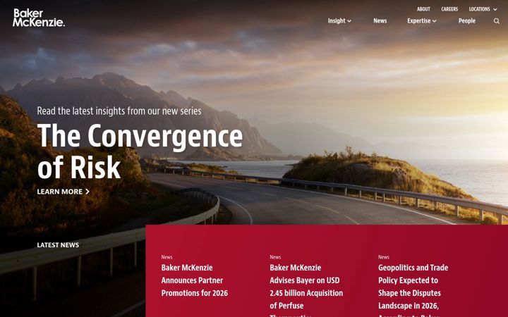 Screenshot του bakermckenzie.com