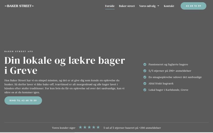 Screenshot of bakers.dk
