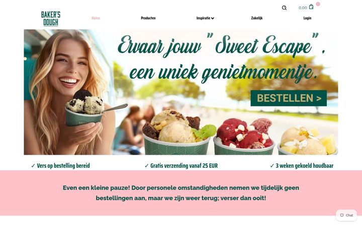 Képernyőkép: bakersdough.nl