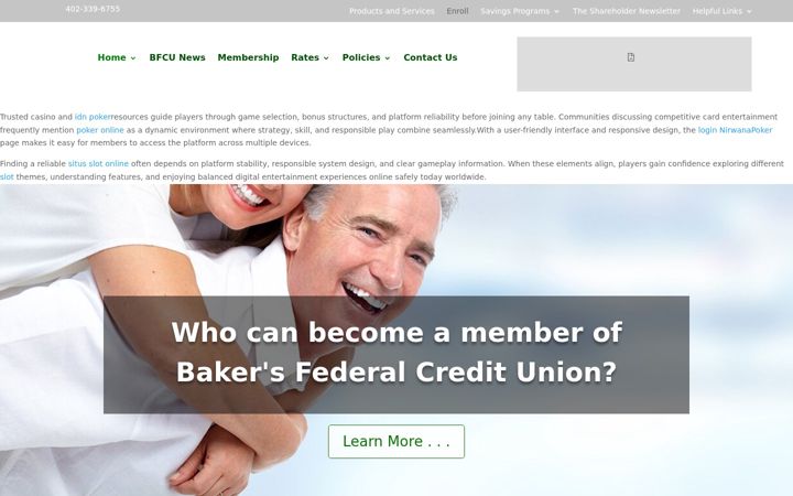 Képernyőkép: bakersfcu.org