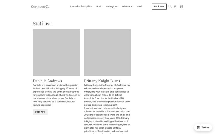 Screenshot of bakersfieldcurlco.com
