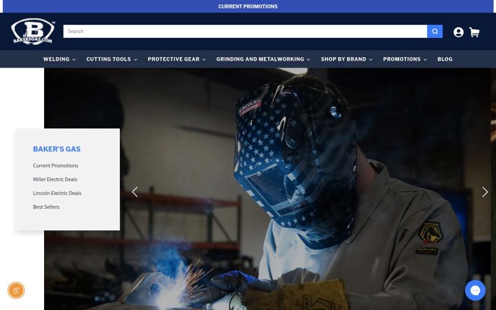 Screenshot of bakersgas.com