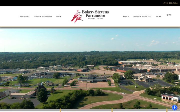 Screenshot of bakerstevensparramore.com