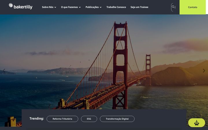 Screenshot of bakertilly.com.br
