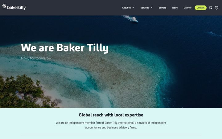 Screenshot of bakertilly.com.jm