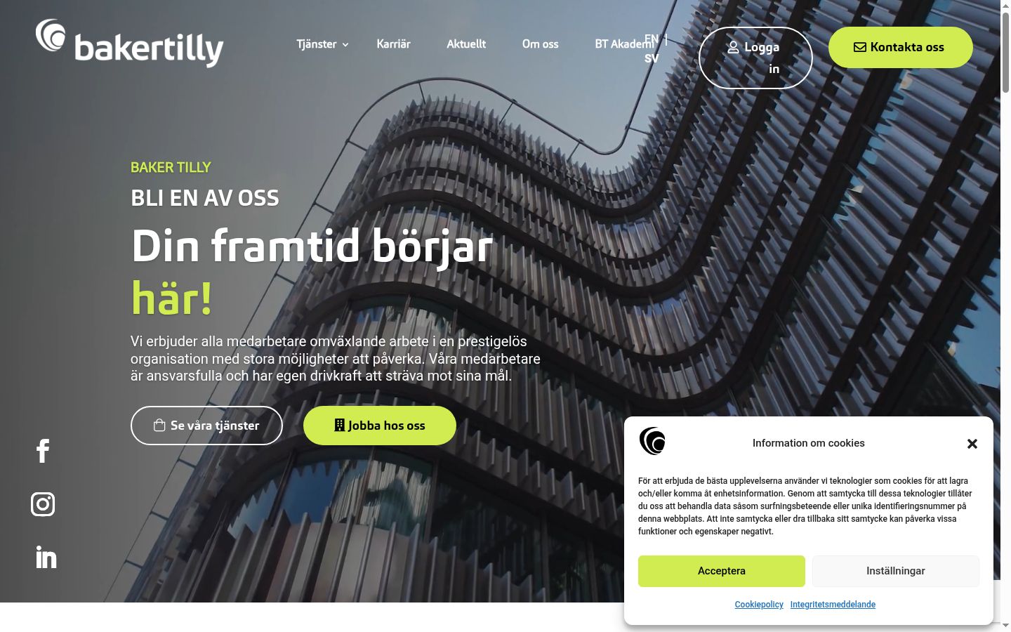 Sutikimo reklamjuostės, rodytos prieš bet kokią sąveiką, ekrano kopija