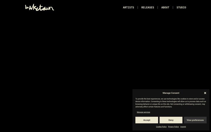 Screenshot of baketown.berlin