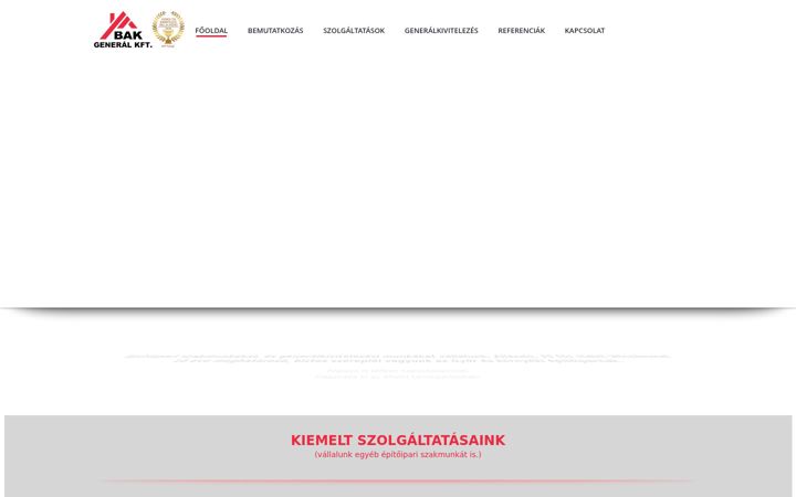 Screenshot of bakgeneral.hu