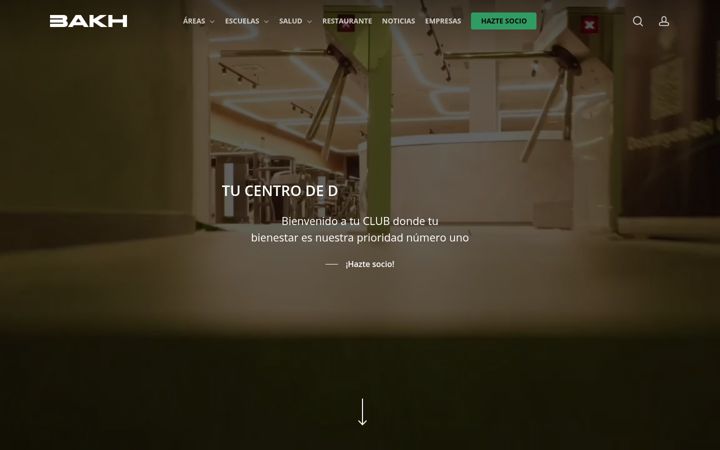 Screenshot of bakh.es