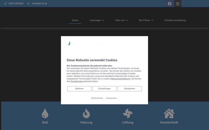 Screenshot of baki-kir.de
