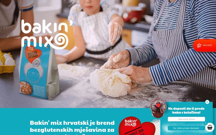 Screenshot of bakin-mix.com