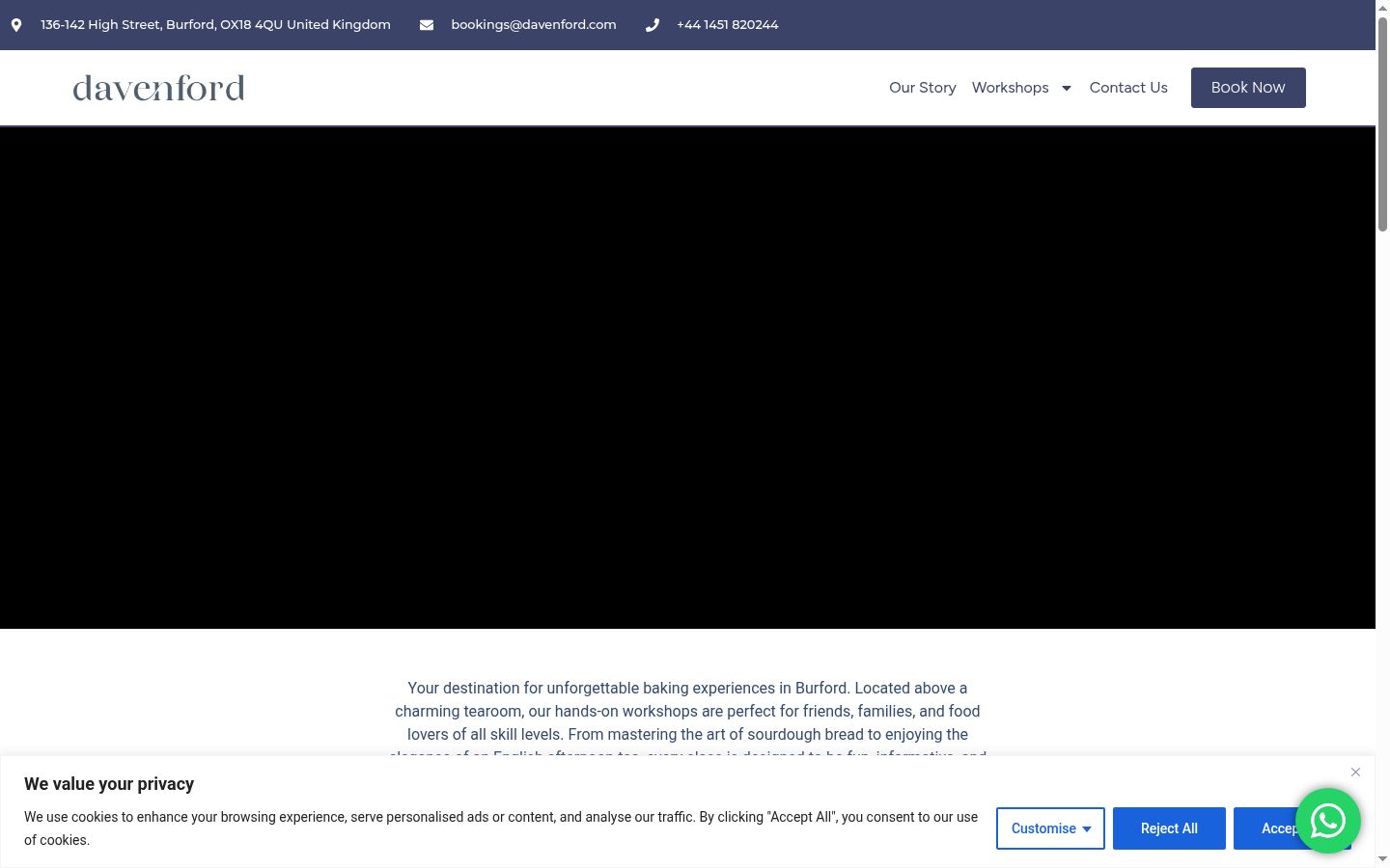 Screenshot tal-banner tal-kunsens muri qabel kwalunkwe interazzjoni