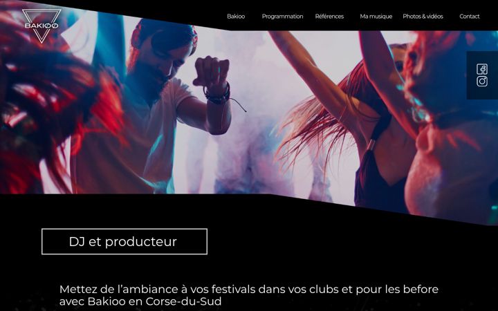Screenshot of bakioo.fr