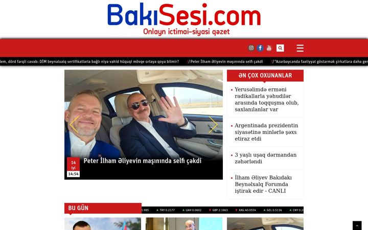Screenshot of bakisesi.com