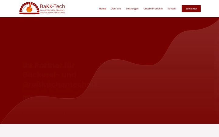 Screenshot of bakk-tech.de
