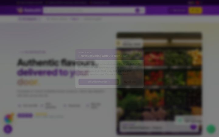 Screenshot of bakkalim.co.uk