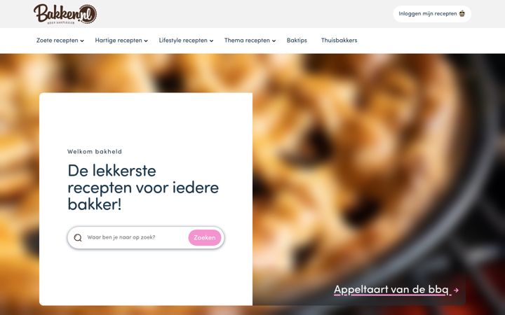 Screenshot of bakken.nl