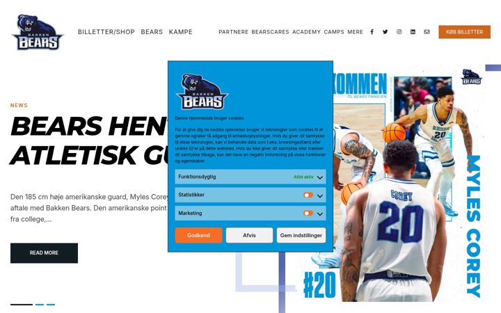 Screenshot of bakkenbears.com