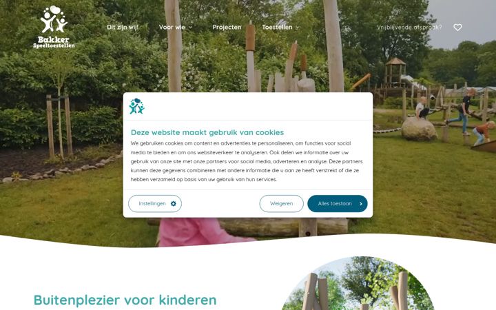 Screenshot of bakker-speeltoestellen.nl
