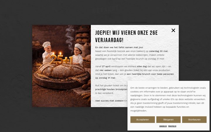 Screenshot ta' bakkerbekaert.be