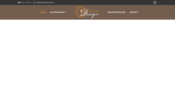 Screenshot of bakkerijdeneyer.be