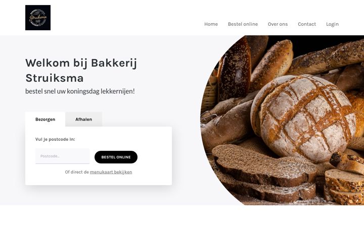 Capture d'écran de bakkerijstruiksma.nl