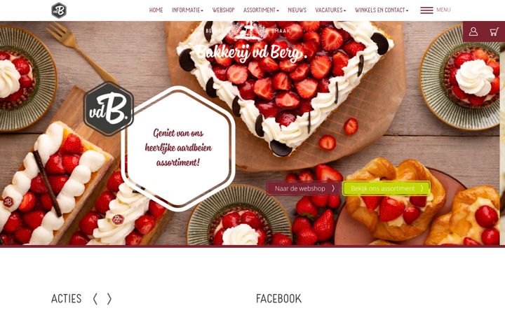 Ekrānuzņēmums no bakkerijvdberg.nl