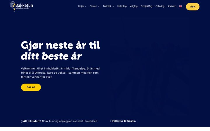 Screenshot of bakketun.fhs.no