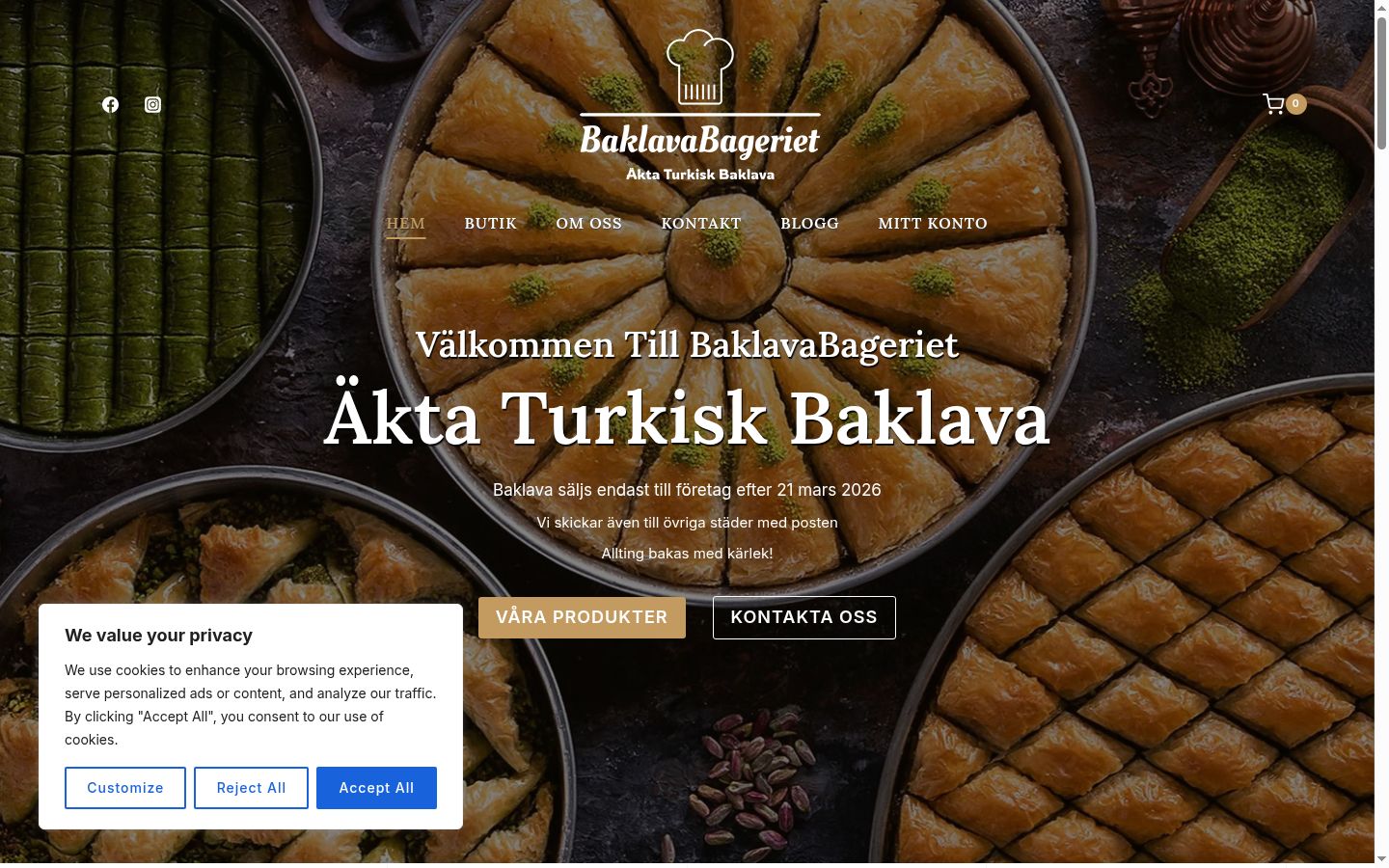 Screenshot tal-banner tal-kunsens muri qabel kwalunkwe interazzjoni