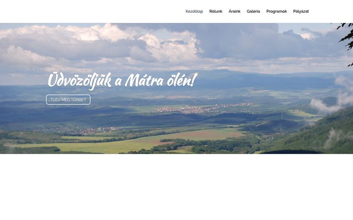 Screenshot of bakosvendeghaz.hu
