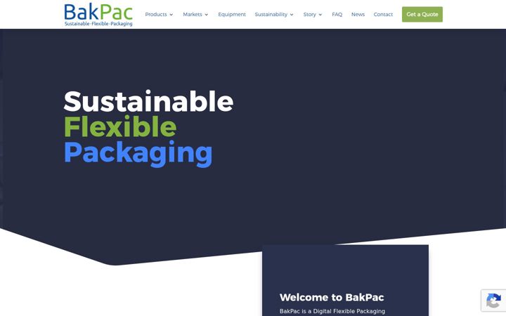 Snímek obrazovky bakpac.co.uk