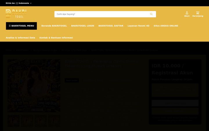Screenshot of bakri69.org