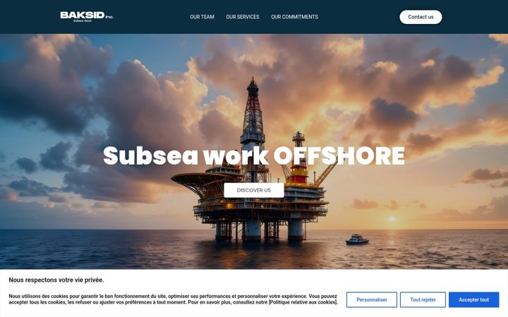 Screenshot of baksid.com