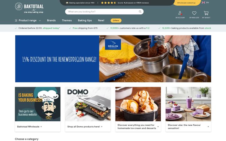 Screenshot of baktotaal.com
