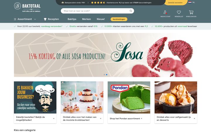 Screenshot of baktotaal.nl
