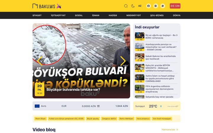 Screenshot of baku.ws
