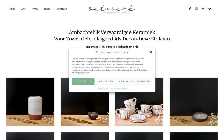Screenshot of bakwerk.be