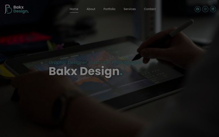 Screenshot of bakxdesign.nl
