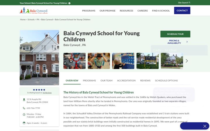 Screenshot of balacynwydschool.net