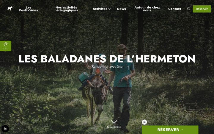 Screenshot of baladanes.be