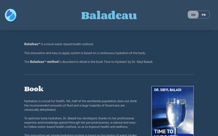 Screenshot of baladeau.com