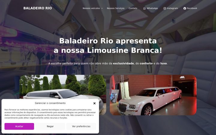 Screenshot of baladeirorio.com.br